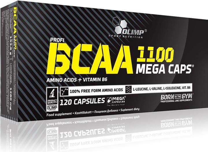 Produktbild Olimp Sport Nutrition Profi BCAA Mega Caps (120 Caps, 132g) (120 Stück, Kapseln, 132 g)