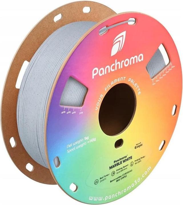 Actual product image Polymaker Panchroma PLA Marble (PLA, 1.75 mm, 1000 g, White)
