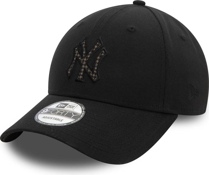 Actual product image New Era 9Forty Cap - CHECK INFILL New York Yankees noir