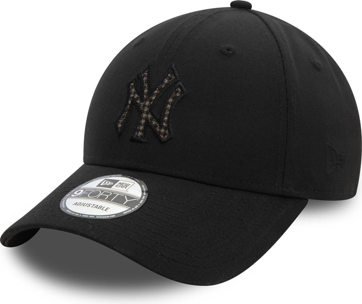 Produktbild New Era 9Forty Cap - CHECK INFILL New York Yankees schwarz