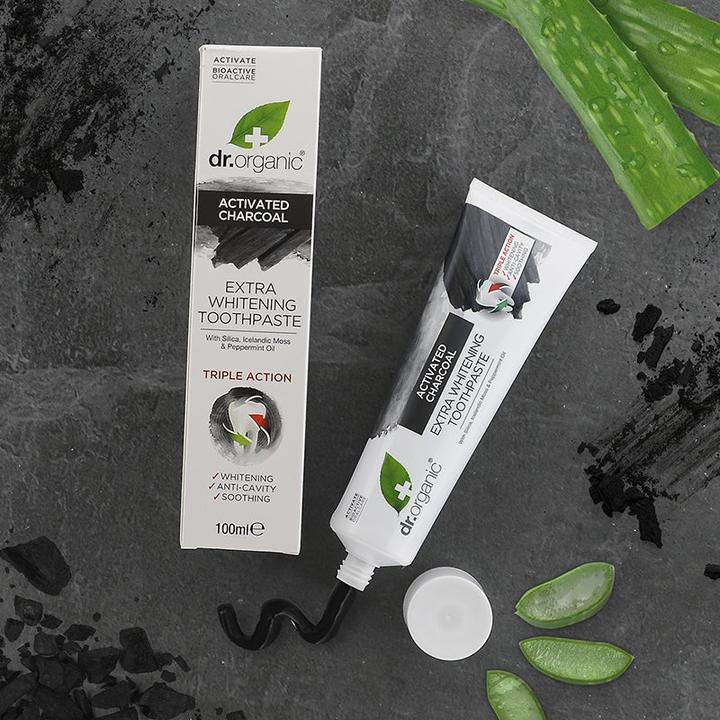 Image du produit Dr. Organic CARBÓN pâtes de dientes 100 ml (100 ml)