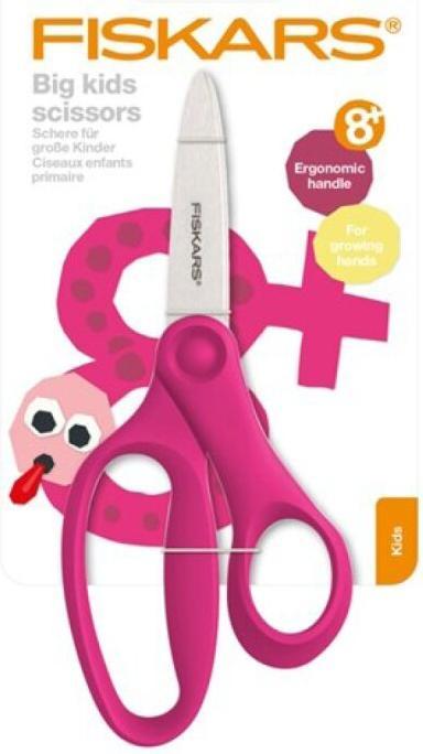 Image du produit Fiskars 1067851 Ciseaux pour enfants, Rose (15 cm)