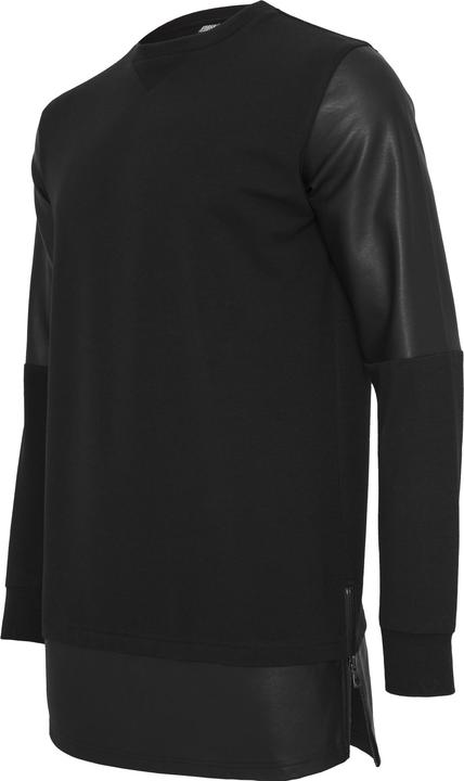 Produktbild Urban Classics Long Zipped Synthetic Leather Crewneck (M)