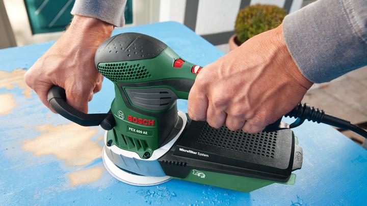 Actual product image Bosch Home & Garden Pex 400 Ae (Eccentric grinder, 370 W)