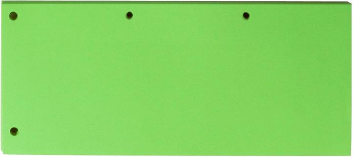 Produktbild Oxford Trennstreifen Duo, aus Karton, 240 x 105 mm, grün Lochung auf Längs- und Querseite
