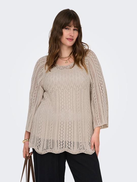 Image du produit Only Coupe normale Col rond Plus Pull Pull en maille (L)