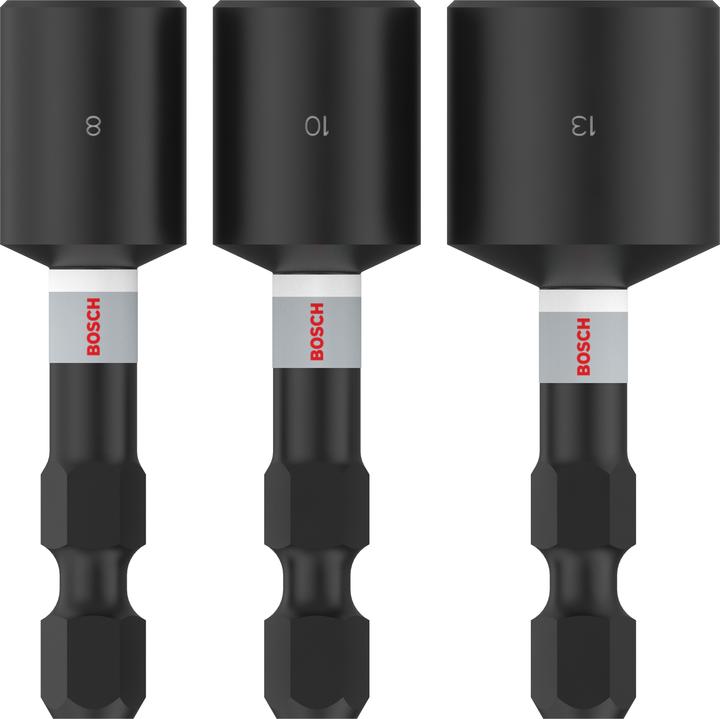 Bosch Professional Zubehör PRO Nutsetter Impact, 8 x 50, 10 x 50, 13 x 50 mm, 3-tlg.