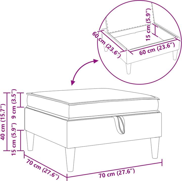 Produktbild vidaXL Modernes Sofa