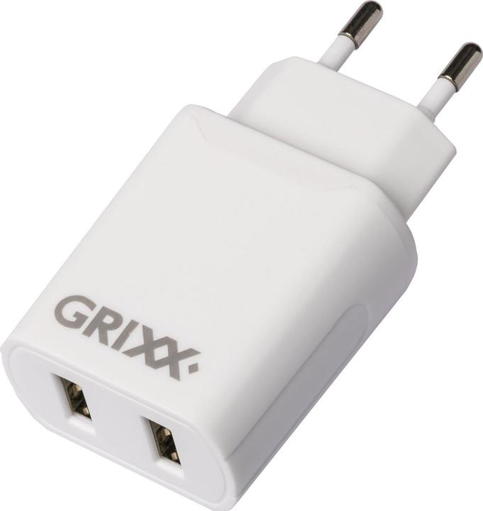 Image du produit Grixx Chargeur USB Dual Universal Optimum (12 W, 2 ports)
