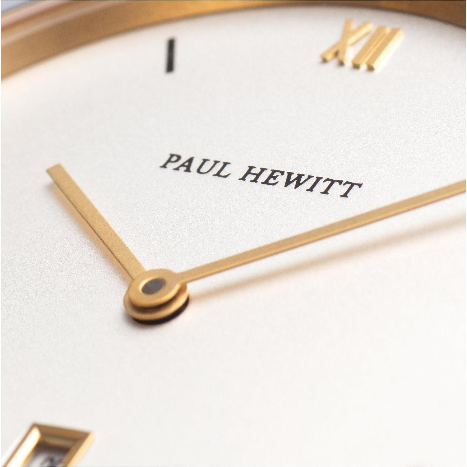 Thumbnail - Paul Hewitt, Armbanduhr, Praia White Sand Gold Metal, Gold, (Analoguhr, 33 mm)