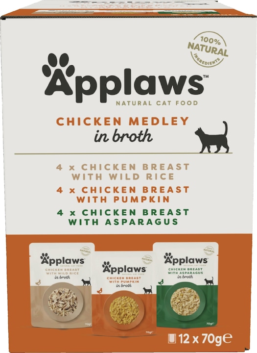 Produktbild Applaws Chicken Multipack (Adult, 12 Stk., 840 g)