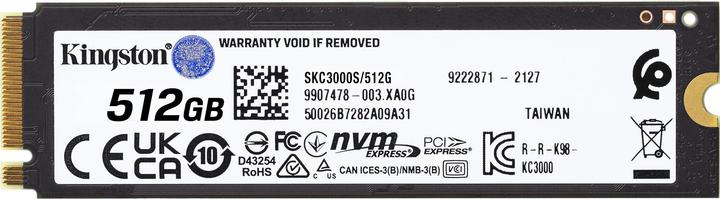Image du produit Kingston KC3000 (512 Go, M.2 2280)