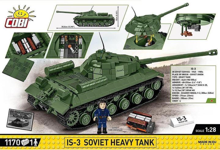 Produktbild Cobi Historical Collection WWII is-3 Soviet Heavy Tank