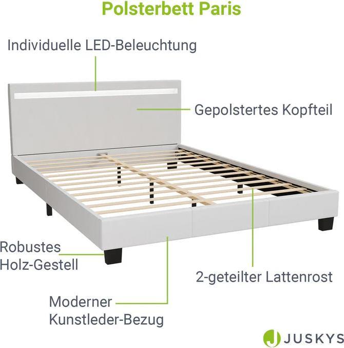Image du produit Juskys Paris (140 x 200)