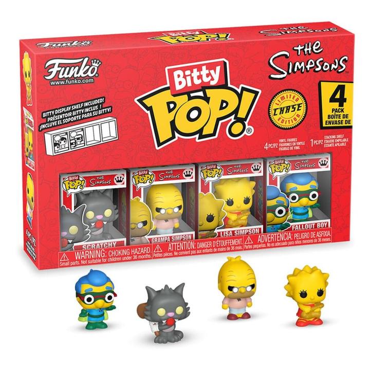 Actual product image Funko Bitty POP! 4 Pack The Simpsons: Scratchy