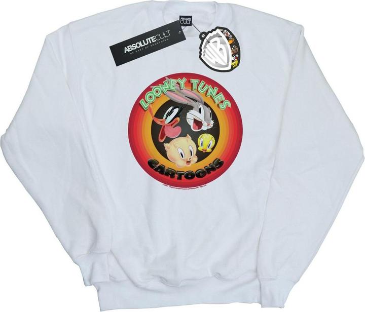 Actual product image Looney Tunes Mens Cartoons Circle Sweatshirt (5XL)