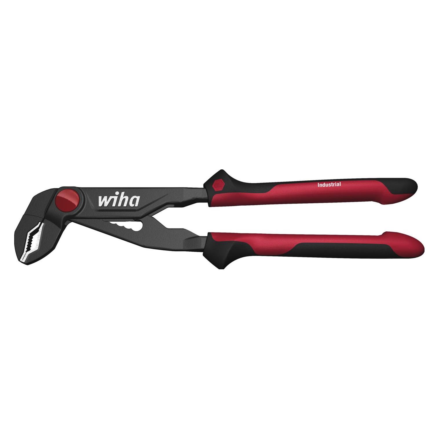 Wiha, Tang, Waterpomptang Industrieel Met Drukknop In Blister (36987) 180 Mm (180 mm)