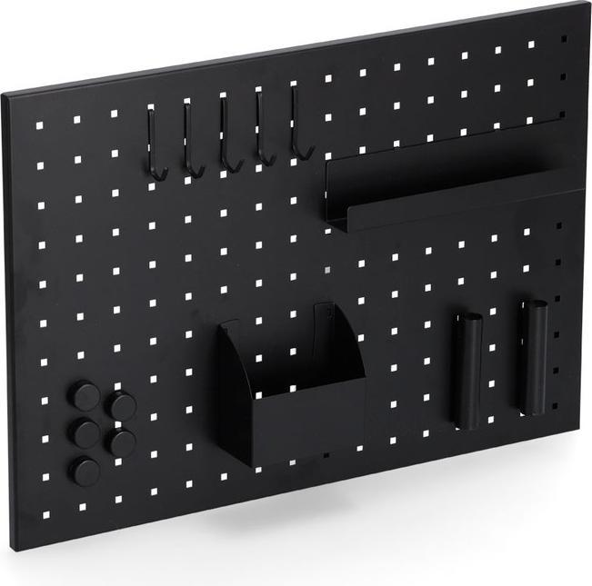 Immagine prodotto Zeller Present Lavagna per appunti con utensili, metallo, nero (Calamita, 50 x 35 cm)