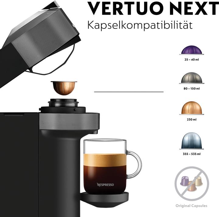 Actual product image De'Longhi Nespresso Vertuo Next (NESPRESSO Vertuo, EU plug)