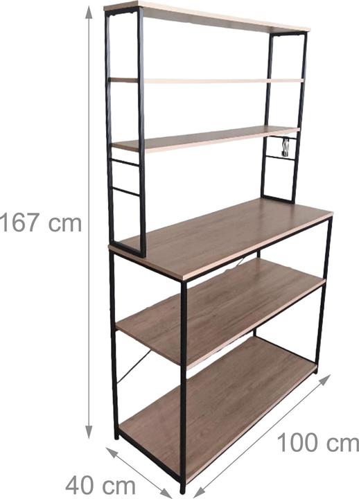 Produktbild Relaxdays Küchenregal