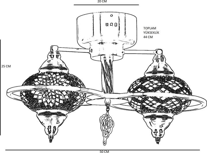 Actual product image Opviq Lilliana (E27)