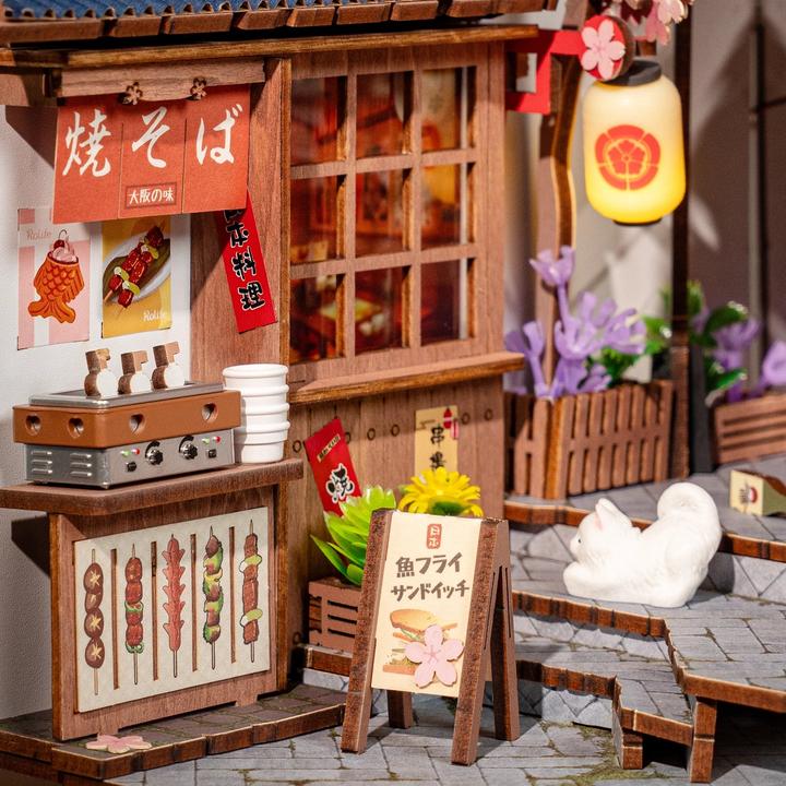 Produktbild Robotime Sakura's Weinstrasse, Modell Art: Book Nook
