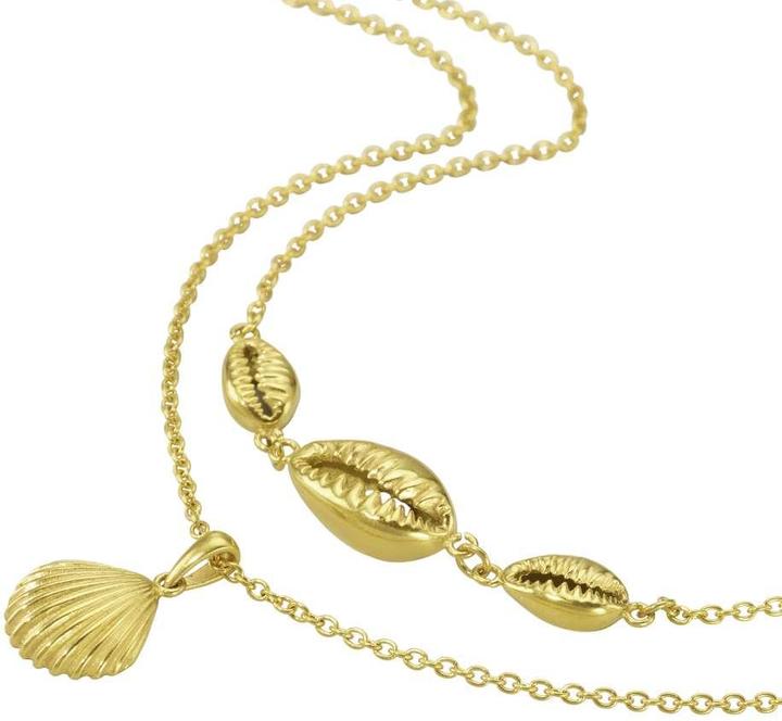 Image du produit Bijouteria Pendentif de chaîne (Acier inoxydable, Revêtement PVD (couleur or), 38 - 43 cm)