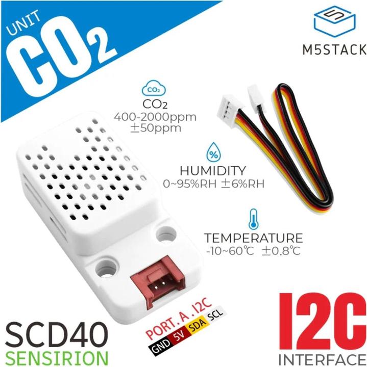 Image du produit M5Stack SCD40 CO2 Unit avec capteur de température et d'humidité