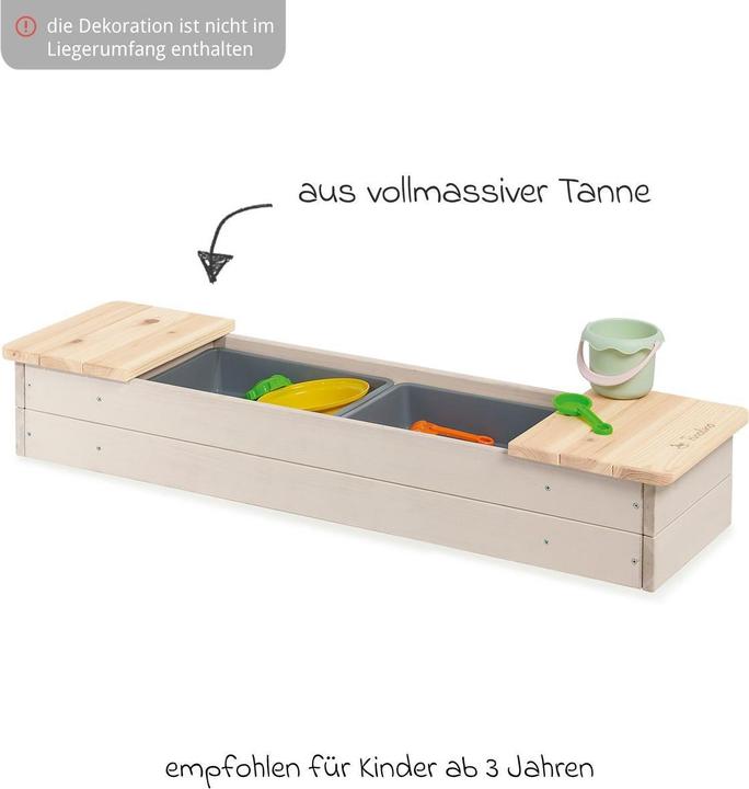 Image du produit Pinolino Sandkasten „Hedda”, beige/natur