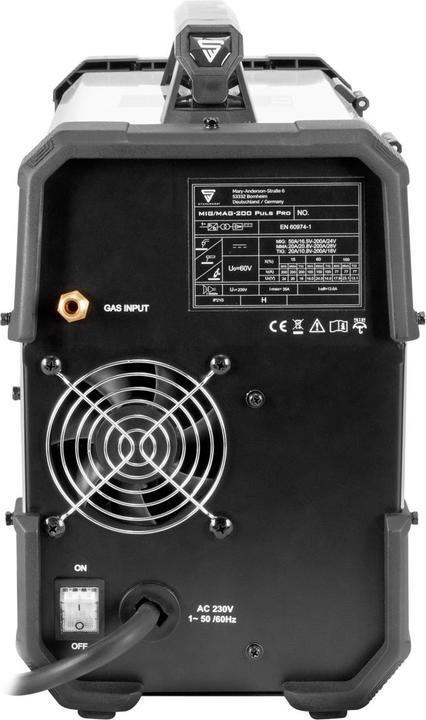 Produktbild Stahlwerk Schweissgerät MIG MAG 200 Puls Pro IGBT Schutzgas Kombigerät 200 Ampere