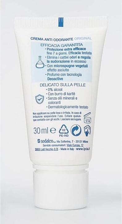 Immagine prodotto Lycia Crema-Gel Originale 30ml Antiodorante (Crema, 30 ml)