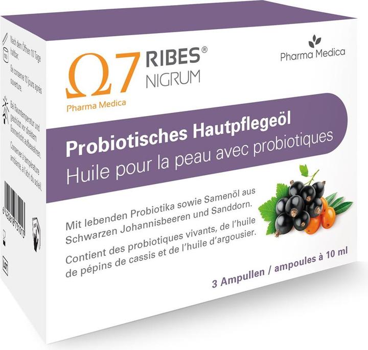 Produktbild Ribes Nigrum Probiotisches Hautpflege-Öl Amp 3 Stk (Körperöl, 30 ml)