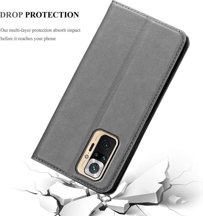 Produktbild Cadorabo Book Invis. Magnet Hülle (Xiaomi Redmi Note 10S, Xiaomi Mi Note 10)