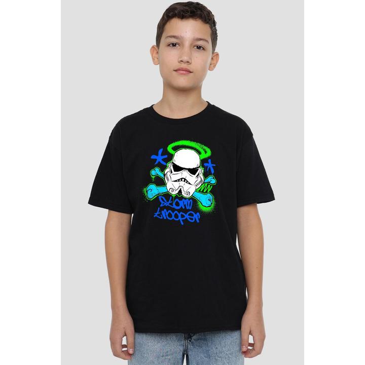 Immagine prodotto Star Wars Maglietta Stormtrooper Stencil Bambini (128)