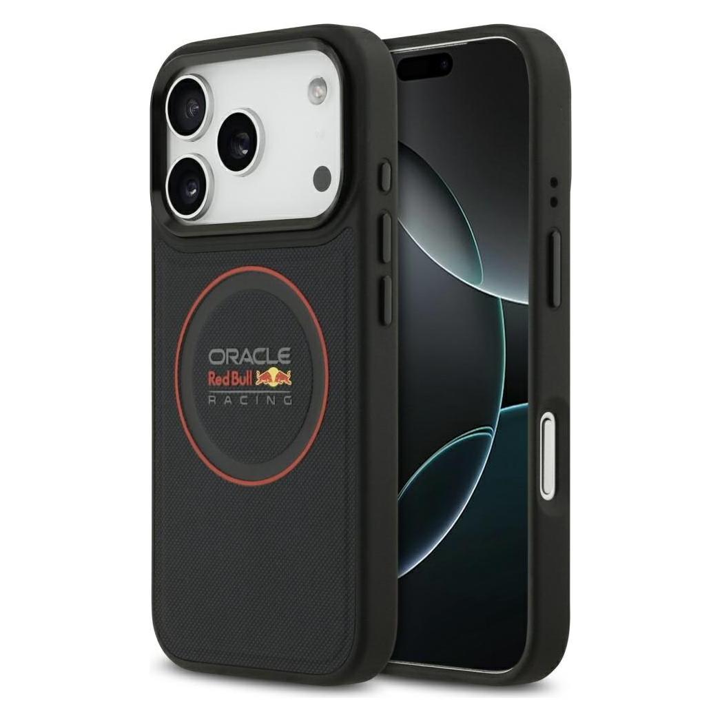 Red Bull Case Meshed Red Ring & Metal Buttons MagSafe For IPhone 17 Pro Navy (Apple IPhone 17 Pro), Smartphone Hülle, Blau