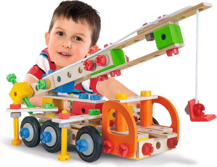 Produktbild Eichhorn Constructor 4 in1 Kraanwagen