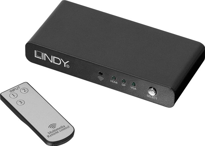 Produktbild Lindy 3 Port Multi AV auf HDMI Präsentations Switch