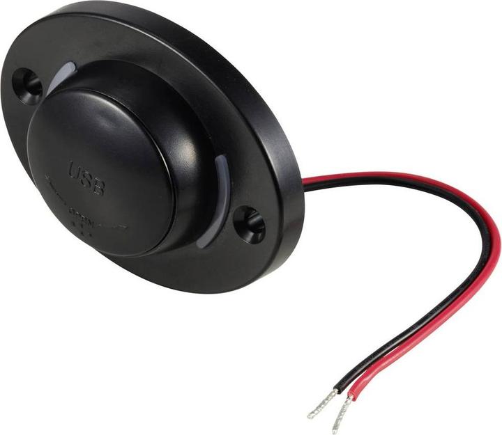 Image du produit Tru Components Dual USB-A Einbaubuchse mit Beleuchtung