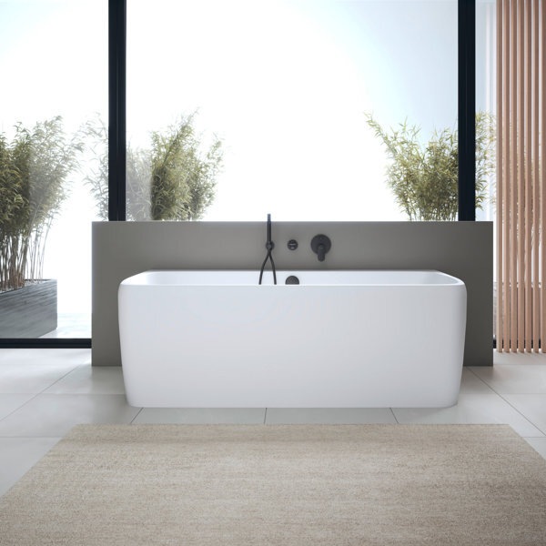 Immagine prodotto Duravit Vasca da bagno Qatego, pre-muro, 1800x800x600 mm, DuraSolid, 2 guide posteriori, bianco opac (90 cm, 180 cm)