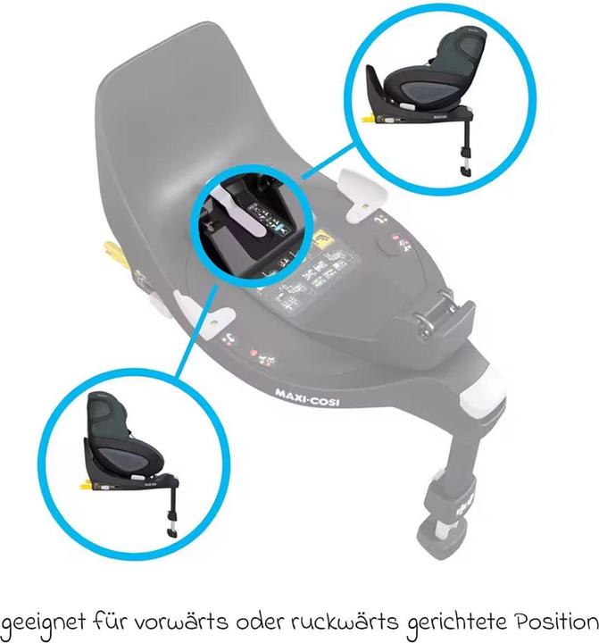 Actual product image Maxi-Cosi Reboarder Reboarder-Kindersitz Pearl 360 drehbar ab (Reboarder, ECE R129/i-Size Standard)