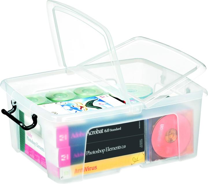 Cep Boîte de rangement 24,0 l transparente 50,0 x 39,5 x 20,2 cm (50 x 39,5 x 20,5 cm, 24 l)