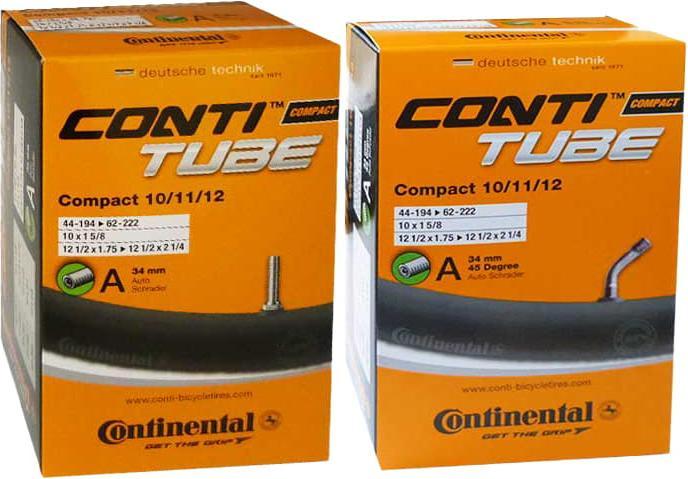 Image du produit Continental Tuyau Compact 10/11/12" 44/62-194/222 45 (Schrader (AV), 12", 34 mm)