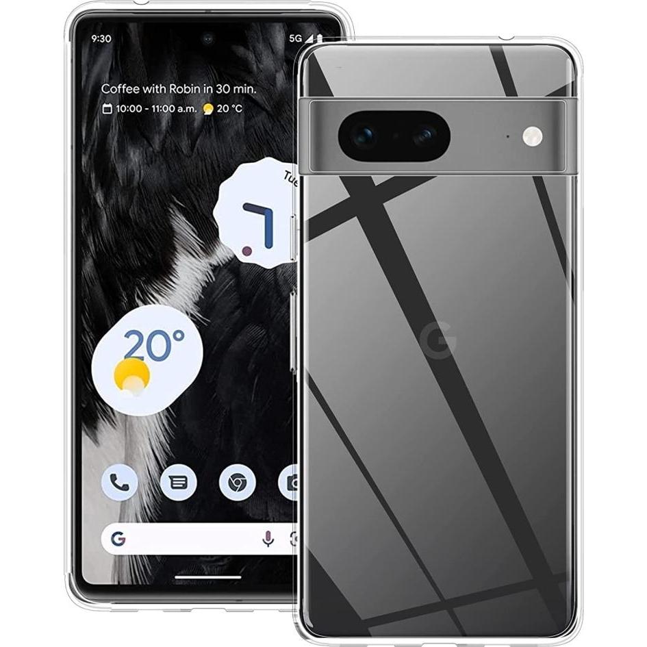 Screenguard Flexible TPU Clear Case (Google Pixel 7), Smartphone Hülle, Transparent