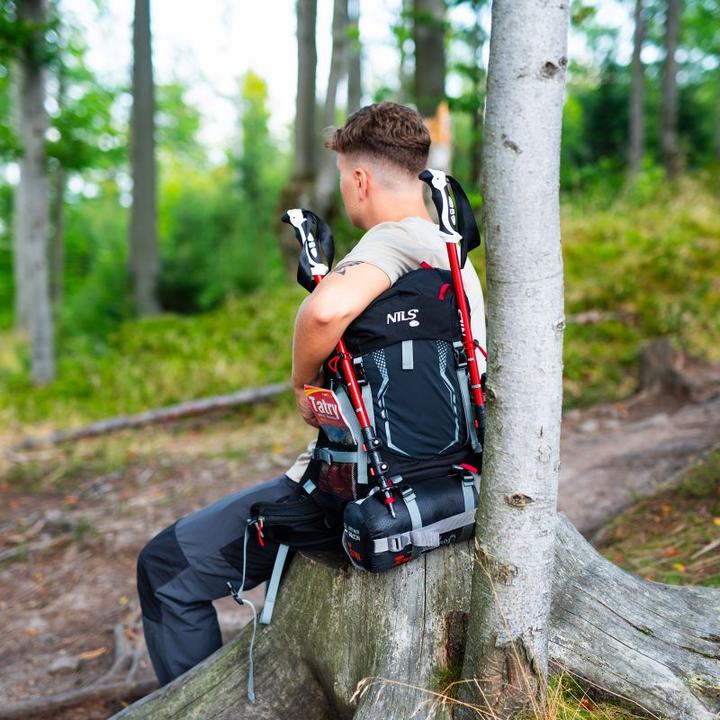 Produktbild Nils NC1993 WANDERRUCKSACK SCHWARZ NORTHLAKE 30L+10 CAMP (40 l)