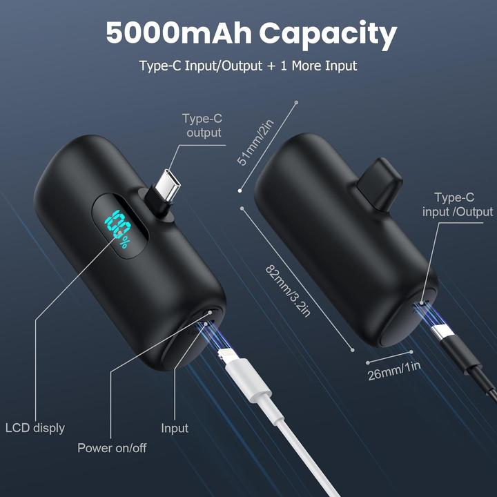 Produktbild Feob Powerbank USB C (5000 mAh, 15 W)