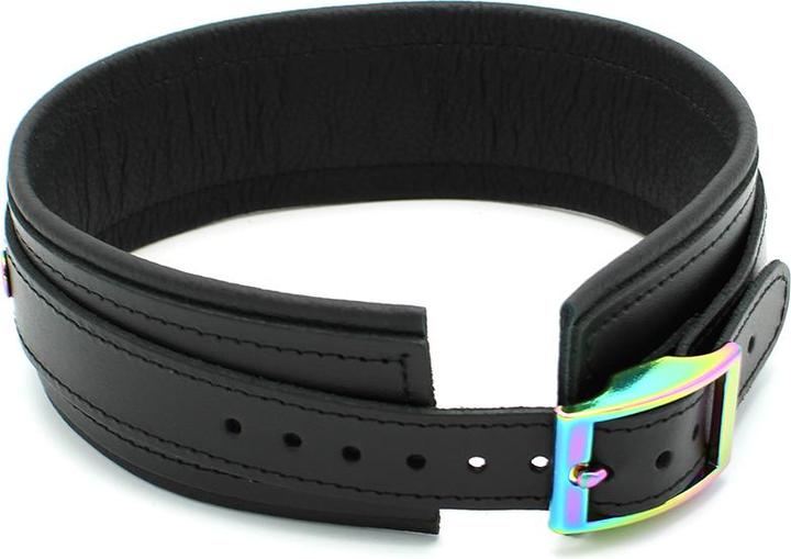 Immagine prodotto Kiotos Leather Collar Black Rainbow
