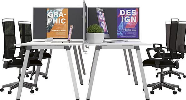 Produktbild Magnetoplan Tischtrennwand VarioPin (1600 x 500 cm)