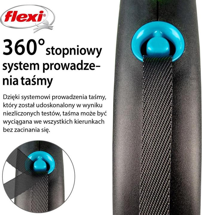 Productafbeelding Flexi Zwarte Designriem (M, Hond, Algemeen)