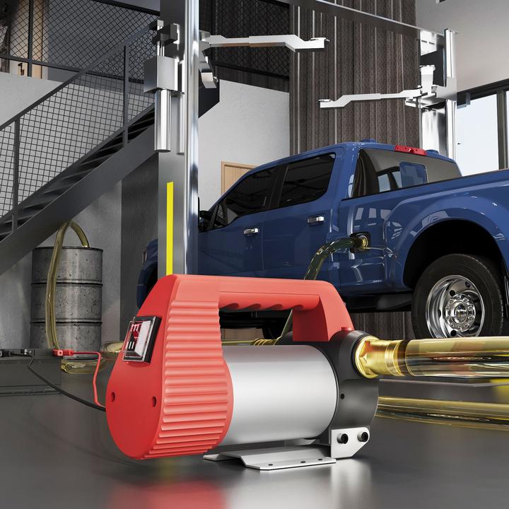 Produktbild Wiltec Bio Dieselpumpe 12V 160W 40l/min Heizölpumpe selbstansaugend Absaugpumpe