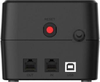 Actual product image Conceptronic ZEUS UPS 850VA 490W Schuko DC Start/LAN bw (850 VA, 490 W, Standby UPS)